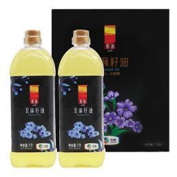 中粮悦润亚麻籽油礼盒「2L」中粮集团荣誉出品