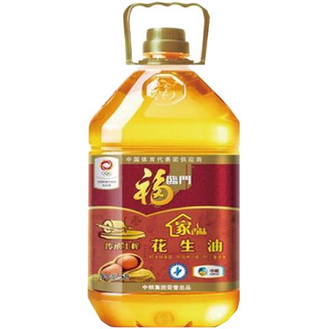 中粮福临门土榨花生油「5L」员工福利桶装食用油