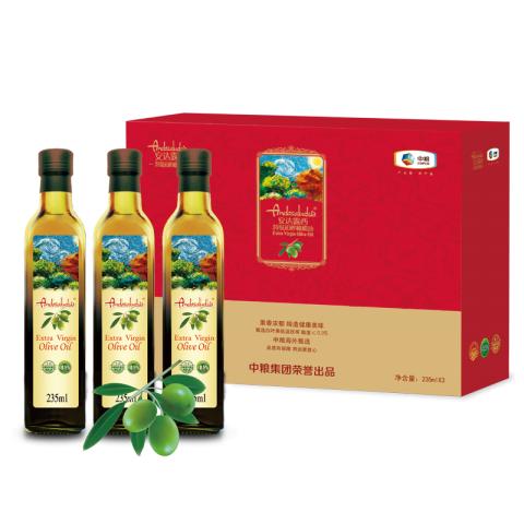 中粮安达露西橄榄油235ML*3礼盒装