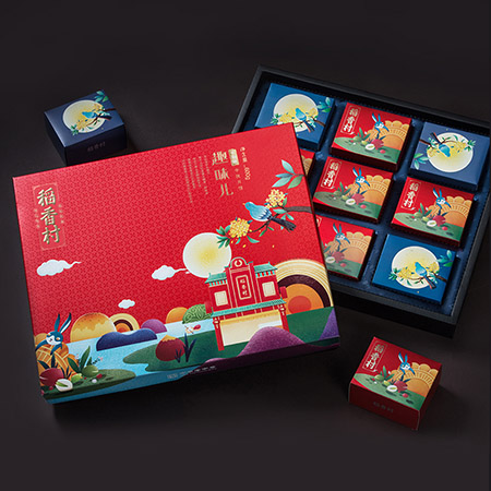 中秋节稻香村月饼-趣味儿月饼礼盒