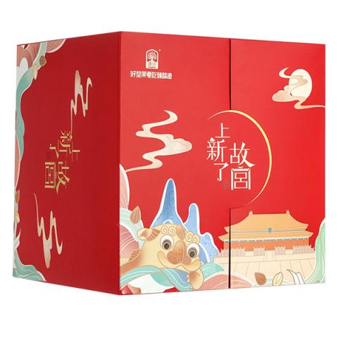 中秋节臻味上新了故宫-福瑞缤纷中秋月饼坚果礼盒