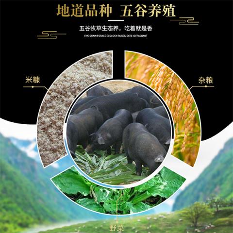 中茂走地小笨猪「乡韵悦宴598档」生鲜猪肉礼盒
