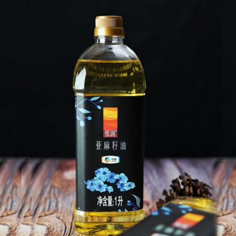 中粮悦润亚麻籽油「1L」中粮集团荣誉出品