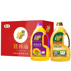 中粮福临门营养油礼盒「1.8L*2」葵花...