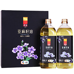 中粮悦润亚麻籽油礼盒「2L」中粮集团荣誉出品