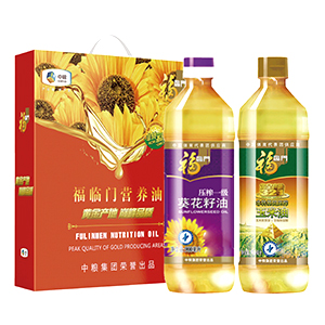 中粮福临门营养油礼盒「900ml*2」葵...